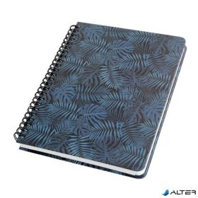   Spirálfüzet, 162x215 mm, pontrácsos, 60 lap, keményfedeles, SIGEL 'Jolie', Mystic Jungle