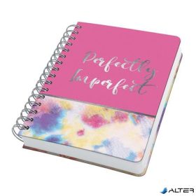   Spirálfüzet, 168x215 mm, pontrácsos, 120 lap, keményfedeles, SIGEL 'Jolie', Perfectly Imperfect