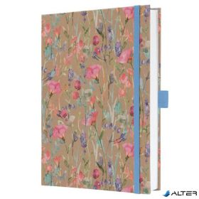   Jegyzetfüzet, exkluzív, A5, vonalas, 96 lap, keményfedeles, SIGEL 'Jolie', Pure Wildflowers