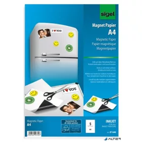 Mágneses papír, A4, SIGEL