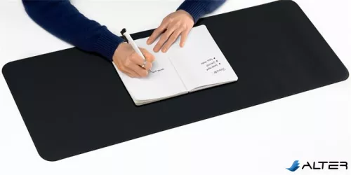 Könyökalátét, 800x300 mm, kétoldalas, SIGEL, fekete-piros