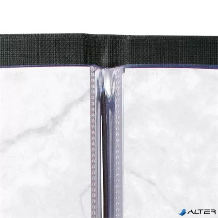 Étlaptartó, A4, keményfedeles, felirat nélkül, SIGEL, fekete