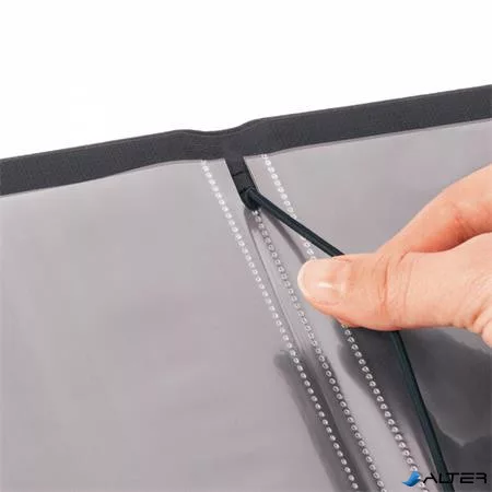 Étlaptartó, A4, keményfedeles, felirat nélkül, SIGEL, fekete
