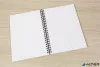 Spirálfüzet, A5, kockás, 80 lap, puhafedeles, SIGEL "Quicknote", kék-szürke