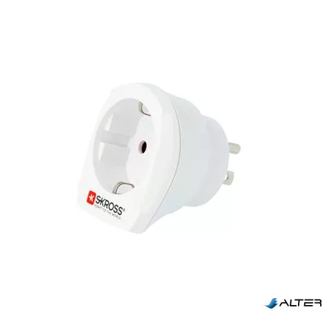Adapter, Egyesült Államokba utazóknak, földelt, SKROSS
