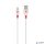 Töltőkábel, USB-A/Lightning (Apple),  1,2m, SKROSS, fehér