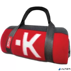 Utazótakaró, polár, hordozópánt, SKROSS, piros-szürke