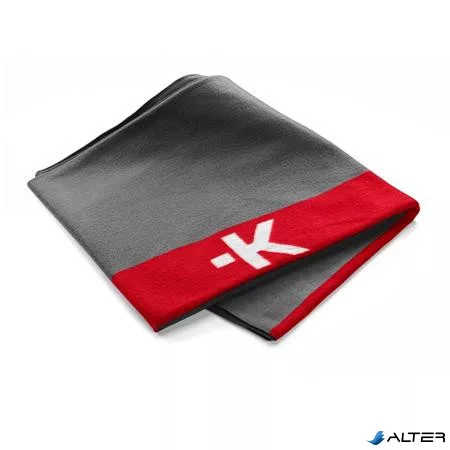 Utazótakaró, polár, hordozópánt, SKROSS, piros-szürke