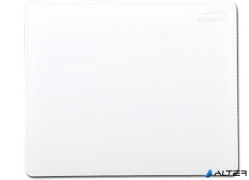 Egéralátét, műbőr borítás, merev, SPEEDLINK "Notary Soft Touch", fehér