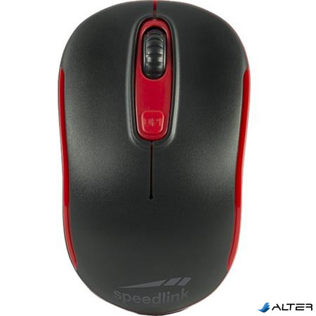 Egér, vezeték nélküli, optikai, USB, SPEEDLINK "Ceptica", fekete és piros