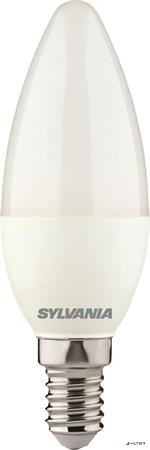 LED izzó, E14, gyertya, 4,5W, 470lm, 2700K (MF), SYLVANIA "ToLEDo"