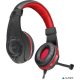 Fejhallgató, mikrofonnal, vezetékes, gaming, 3,5 mm jack, SPEEDLINK "Legatos", fekete-piros