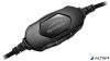 Fejhallgató, mikrofonnal, vezetékes, gaming, USB-A, SPEEDLINK "VIRTAS Illuminated 7.1", fekete