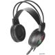 Fejhallgató, mikrofonnal, vezetékes, gaming, 2x3.5 mm jack + USB-A, SPEEDLINK 'Voltor LED', fekete