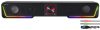 Hangszóró, 12W, 2x3.5 mm jack + USB-A, SPEEDLINK "GRAVITY RGB Stereo Soundbar", fekete