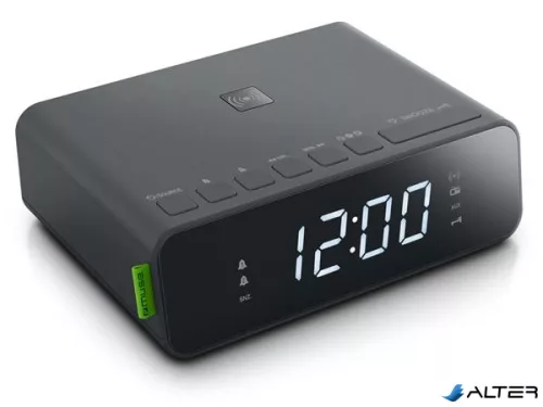 Rádió, órás, telefontöltős, MUSE, "M-175WI", fekete