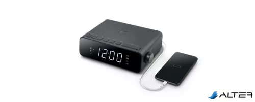 Rádió, órás, telefontöltős, MUSE, "M-175WI", fekete
