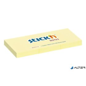   Öntapadó jegyzettömb, 38x51 mm, 3x100 lap, STICK N, pasztellsárga