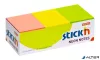 Öntapadó jegyzettömb, 38x51 mm, 12x100 lap, STICK N, neon színek