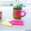 Jelölőcímke, nyíl, műanyag, 2x30lap, 76x50mm, STICK N, neon színek