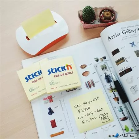 Jegyzettömb adagoló, "Z", STICK N, fehér