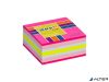 Öntapadó jegyzettömb, 51x51 mm, 250 lap, STICK N, neon rózsaszín