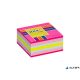 Öntapadó jegyzettömb, 51x51 mm, 250 lap, STICK N, neon rózsaszín