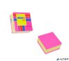 Öntapadó jegyzettömb, 51x51 mm, 250 lap, STICK N, neon rózsaszín