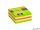 Öntapadó jegyzettömb, 51x51 mm, 250 lap, STICK N, neon zöld