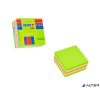 Öntapadó jegyzettömb, 51x51 mm, 250 lap, STICK N, neon zöld