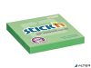 Öntapadó jegyzettömb, 76x76 mm, 100 lap, STICK N „360°, zöld