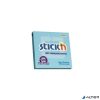 Öntapadó jegyzettömb, 76x76 mm, 100 lap, STICK N „360°, kék