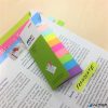 Jelölőcímke, papír,  9x50 lap, 50x12 mm, STICK N, neon és pasztell mix