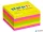 Öntapadó jegyzettömb csomag, "Z", 76x76 mm, 6x100 lap, STICK N, neon színek