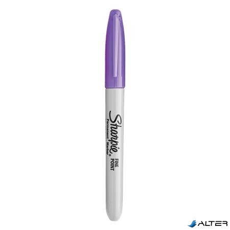 Alkoholos marker, 1 mm, kúpos, SHARPIE "Fine Point", viola