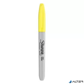   Alkoholos marker, 1 mm, kúpos, SHARPIE 'Fine Point', citrom