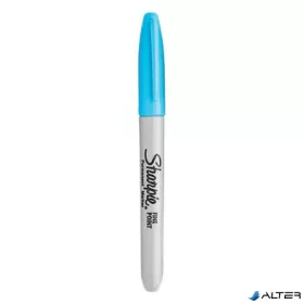   Alkoholos marker, 1  mm, kúpos, SHARPIE 'Fine Point', világoskék