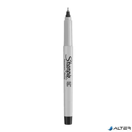 Alkoholos marker, 0,5 mm, kúpos, SHARPIE "Ultra Fine Point", fekete