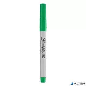   Alkoholos marker, 0,5 mm, kúpos, SHARPIE "Ultra Fine Point", zöld