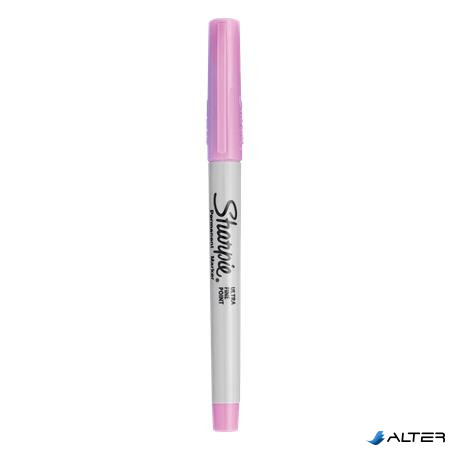Alkoholos marker, 0,5 mm, kúpos, SHARPIE "Ultra Fine Point", pink