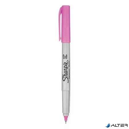 Alkoholos marker, 0,5 mm, kúpos, SHARPIE "Ultra Fine Point", pink