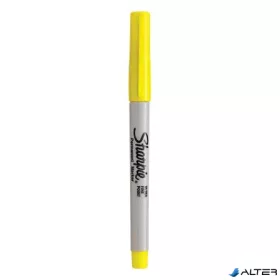   Alkoholos marker, 0,5 mm, kúpos, SHARPIE "Ultra Fine Point", sárga