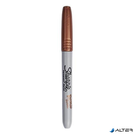 Alkoholos marker, 1,4 mm, kúpos, SHARPIE "Metallic", bronz