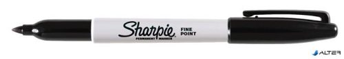 Alkoholos marker, 1 mm, kúpos, SHARPIE 'Fine Point', fekete