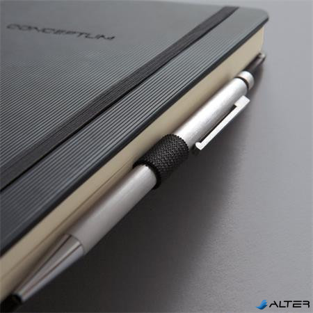 Jegyzetfüzet, exkluzív, A4, sima, 97 lap, keményfedeles, SIGEL "Conceptum", fekete