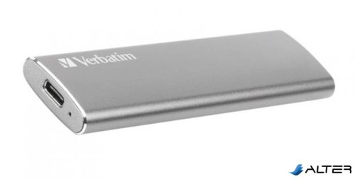 SSD (külső memória), 120 GB, USB 3.2 Gen2, VERBATIM "Vx500", szürke
