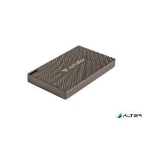   SSD (külső memória) 1TB, USB-C 3.2 Gen2, VERBATIM "Metal Mini SSD", fekete