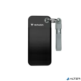  SSD (külső memória) 1TB, USB 3.2 Gen2, VERBATIM "Pocket SSD", fekete/szürke