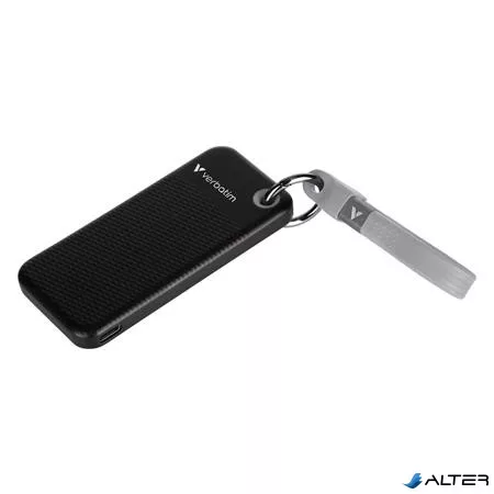 SSD (külső memória) 1TB, USB 3.2 Gen2, VERBATIM "Pocket SSD", fekete/szürke