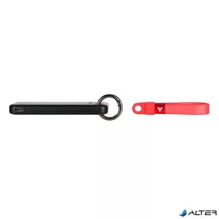 SSD (külső memória) 1TB, USB 3.2 Gen2, VERBATIM "Pocket SSD", fekete/piros